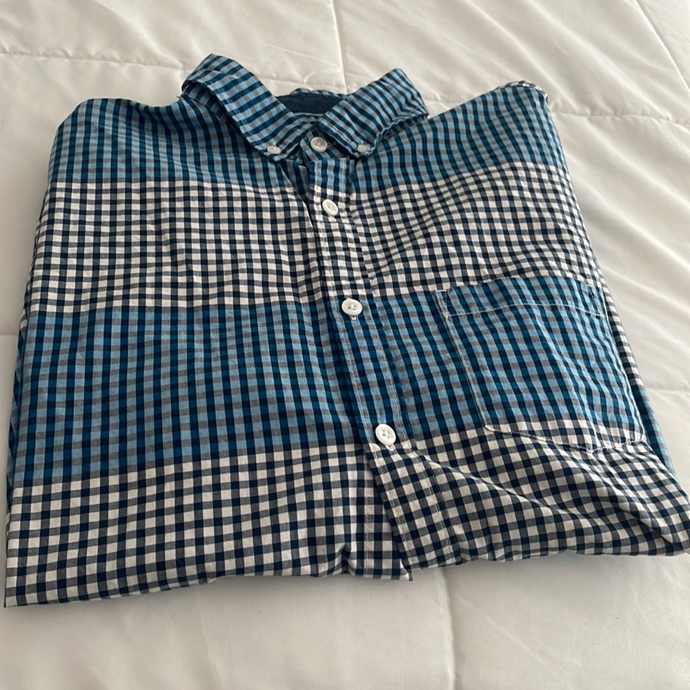 Mens express button down